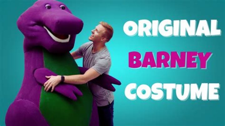 Who is the person inside the Barney costume?
